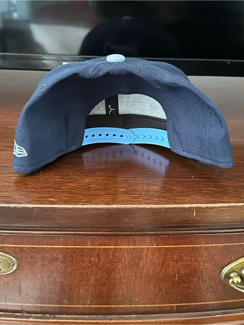 New Era Kids Navy and Light Blue Grizzly Logo Cap